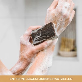 Meina Natural Cosmetics - Organic Exfoliating Soap with Coffee, Natural Soap without Palm Oil, Certified, Vegan, Sustainable, Handmade, Like a Solid Shower Gel - 100 g