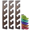 3 Pcs Hat Rack for Baseball Caps, Wall Mounted Wooden