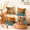 Joymaison Fall Pumpkin Home Sweet Home Throw Pillow Covers 18x18