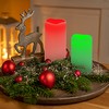 Enido Flameless Candles, Color Changing LED Candles Outdoor Candles Waterproof