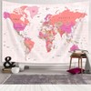 World Map Tapestry for Kids Student, World Map with Countries