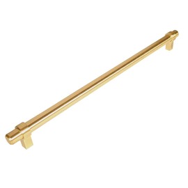 Cosmas 5 Pack 161-319BB Brushed Brass Cabinet Bar Handle Pull - 12-5/8" Inch (319mm) Hole Centers