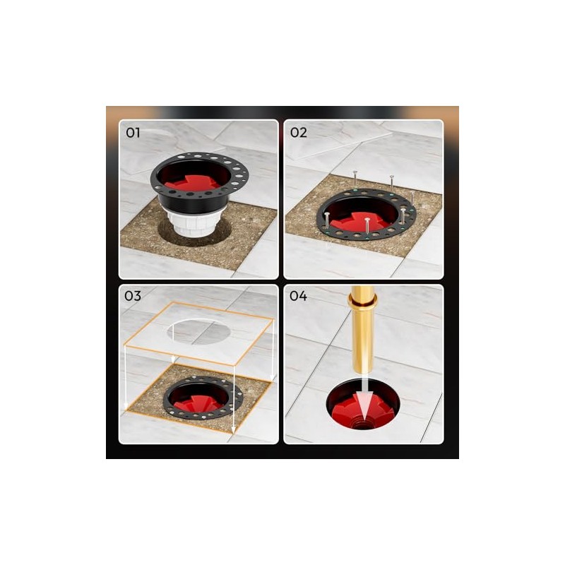Freestanding Tub Drain, PVC Free Standing Tub Drain Kit for