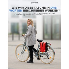 Büchel Tarpaulin Pannier Rack Bags - Bicycle Bag