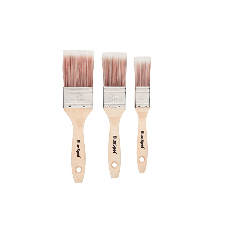Blue Spot Tools 36010 3 Piece Synthetic Paint Brush Set