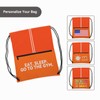 JOYNYON Mochila con cordón resistente al agua (naranja), Naranja, Large,