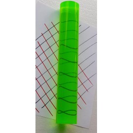 Best Acrylics 2” DIAMETER CLEAR LIME GREEN ACRYLIC PLEXIGLASS LUCITE ROD 6” INCH (5 7/8") LONG