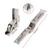 2 Pcs 90°Folding Shelf Hinges,Steel Hinges for Wood Soft Close