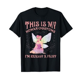 Kids Fairy Party Human Costume I'm really a Fairy Tshirt
