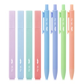 Mr. Pen- Aesthetic Highlighters and Gel Pens, 8 Pack, Assorted Color Highlighters, Colorful Ink Gel Pens, Highlighter Pens, Cute Highlighters, Gel Pens