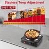 KOCASO 1200W Electric Infrared Single Burner, Electric Stove for Cooking,