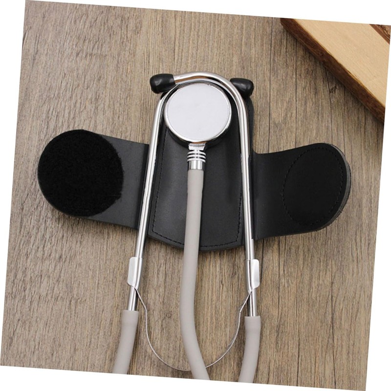 ULTECHNOVO 2pcs Stethoscope Holder for Doctor Nurse PU Tape Holder