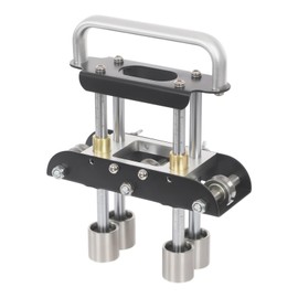 Roller Bender, 0-90°Bending Angle Metal Bending Tool, Steel Aluminum Copper Plate Metal Roller Bending Tool for Various Metal Roofing (Black)