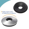 sourcing map Bonded Sealing Washers 16x5.5x2.8mm Stainless Steel EPDM Rubber