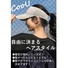 Kyoto Okasa Long Sun Visor, Mesh, Sweat Absorbent, Quick Drying,