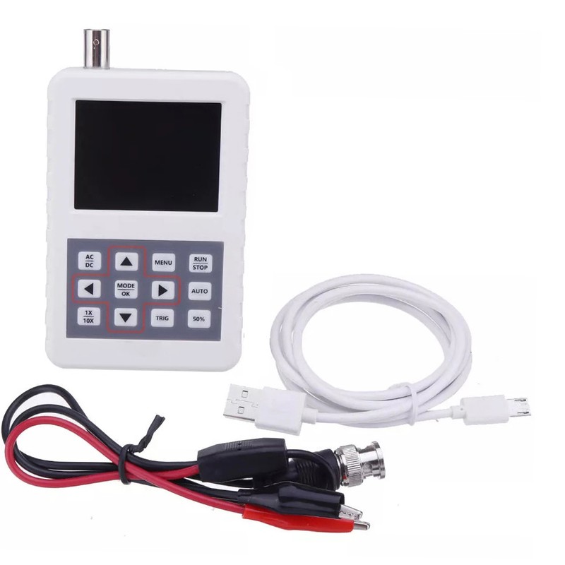 Digital Oscilloscope Handheld Oscilloscope Mini Size Oscilloscope with 5M Bandwidth