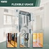 Wynn Hardware Steel-Framed Mirror Bottom Closet Door Roller Assembly Convex