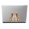 2 x 15cm Labrador Vinyl Stickers Decals Laptop Car Bike