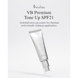 9wishes, Vanishing Balm(VB) Premium Tone Up Cream, Reduce Melanin Formation - SPF 21- Facial Moisturizing Sunscreen - Advanced Korean Skincare