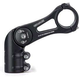 GEWAGE Bicycle Stem -130 Degree Adjustable Bike Riser Stem for 31.8 (1-1/4") Handlebar Suitable for Most MTB, Road Bikes, BMX (XT-825D-95)