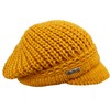 MELEGARI Knitted Hat with Visor Brenta Peak Hat Alpaca Wool