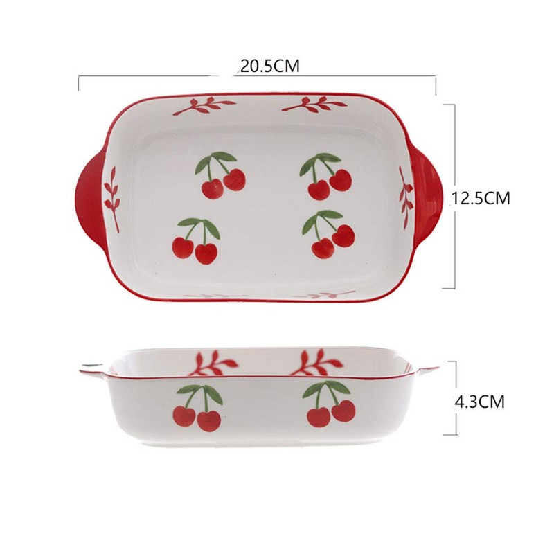 Bicuzat 8 x 5 Inch Ceramic Oven to Table Bakeware