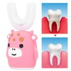 Smart UShaped Children's Toothbrush Teeth Cleaning Cartoon Electric Toothbrush for