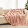 Wajade Fleece Throw Blanket, Fluffy Faux Fur Blanket for Bed