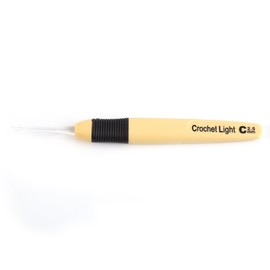 Crochet Hook Light up+ Akozon 1 pcs Led Light Up Crochet Hook Knitting Needles Weave Sewing Tool Accessories (2.5mm)