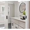 KAFENDA Barn Door Bathroom Lock Flip Pocket Door Lock Screen