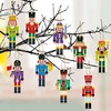 12Pcs Nutcracker Christmas Decorations,Christmas Nutcracker Xmas Tree Ornaments Hanging Decorations
