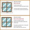 Weatherproofing Window Insulation Kit,Window Insulation Film for Winter,Window Thermal Cover