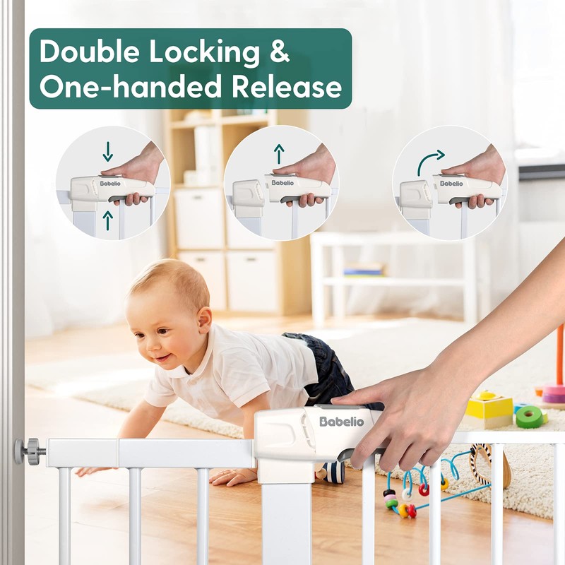 Babelio Baby Gate Spring Lock, Safety Gate Accessories for Kids