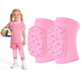 Volleyball Knee Pads for Kids Girls, Sponge Knee Brace Breathable Flexible Elastic Knee Support for Volleyball Football Dance Skating Basketball Sport