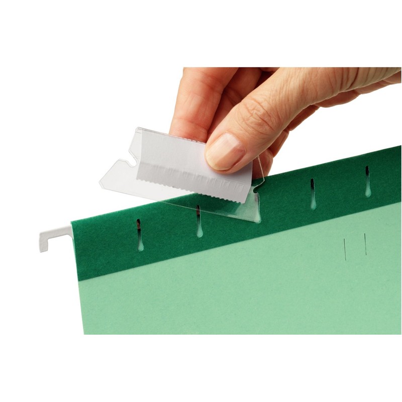 Esselte Classic Label Holders with Labels for Classic Suspension Files,