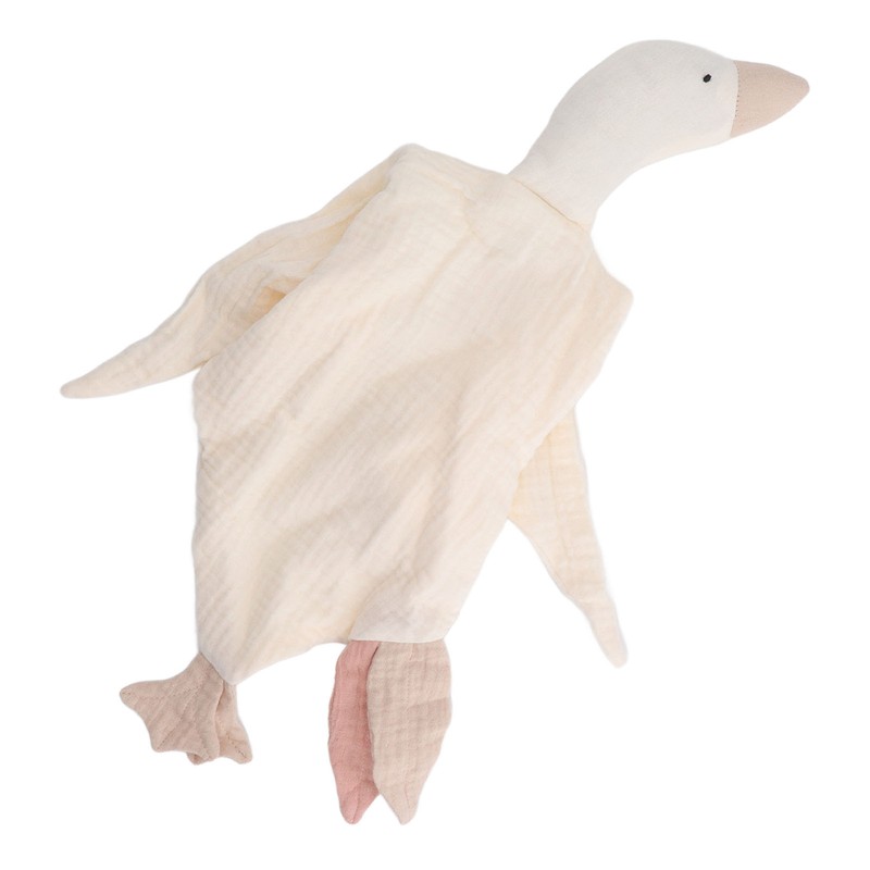 Baby Goose Shaped Security Blanket Soft Cotton Breathable Cute Security
