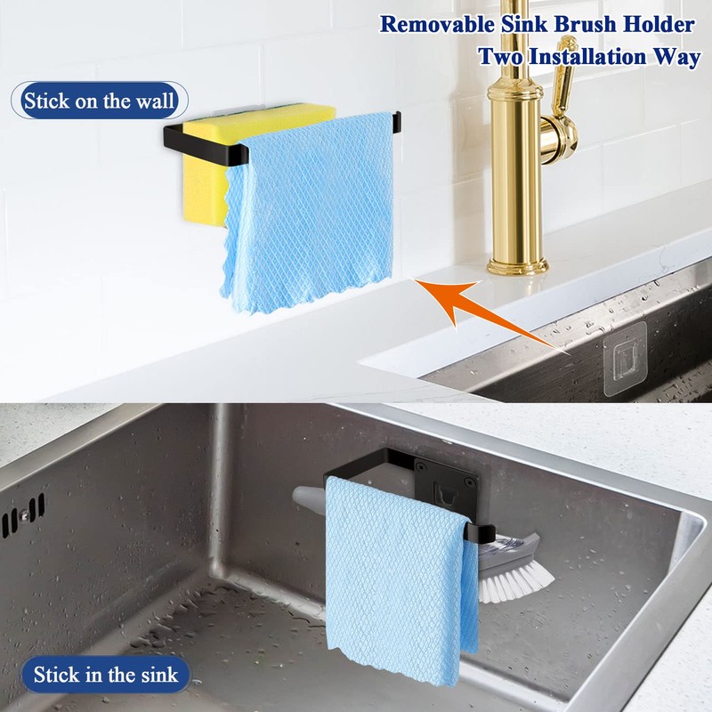GAViA Kitchen Sink Sponge Holder - Sponge and Dish Cloth