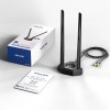 wavlink WiFi 6E Tri-band Antenna Magnetic Base WiFi card for