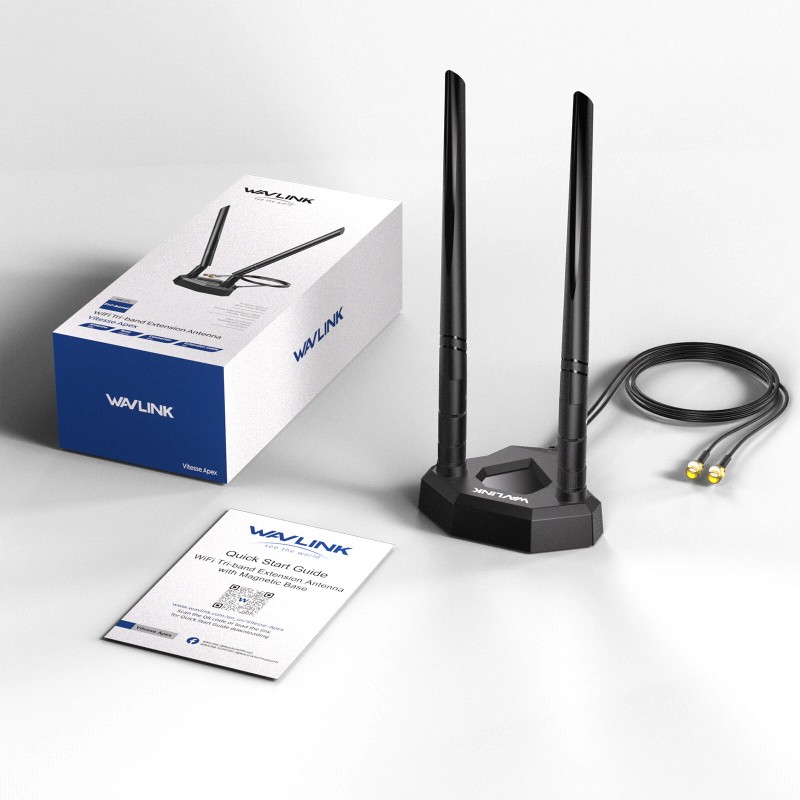 wavlink WiFi 6E Tri-band Antenna Magnetic Base WiFi card for