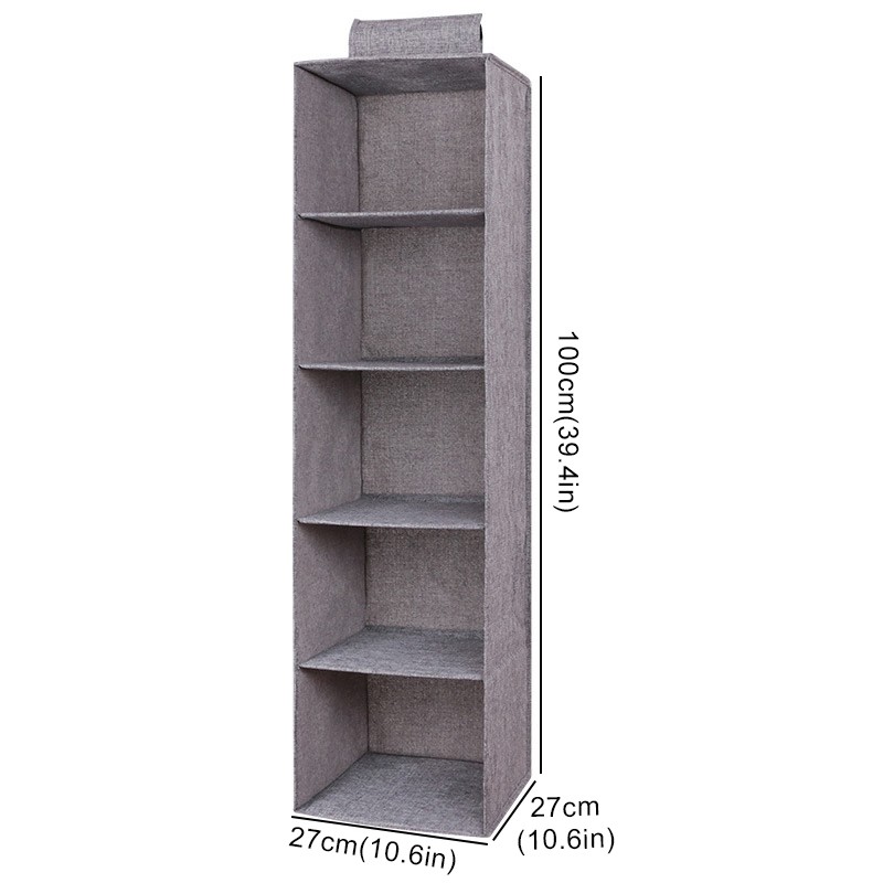 Wardrobe Hanging Storage Bag – Interlayer Drawer-Type Clothes Organizer for