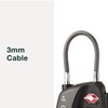 Osprey Europe TSA 3 Dial Cable Lock Unisex Black -