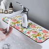 Faucet Drying Mat for Kitchen Sink Absorbent Microfiber Fast Drying