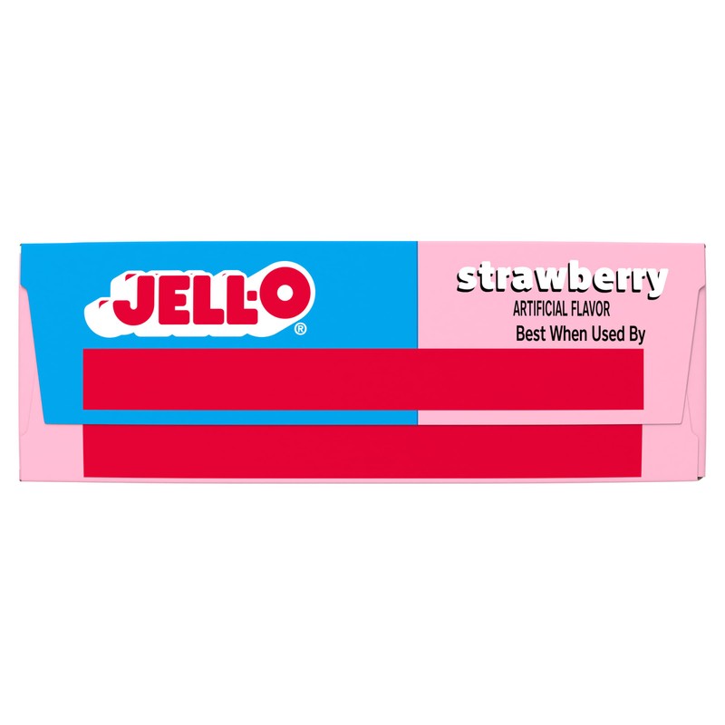 Jell-O Strawberry Sugar-Free Gelatin, 0.30 Ounce (8.5g), (Pack of 3)