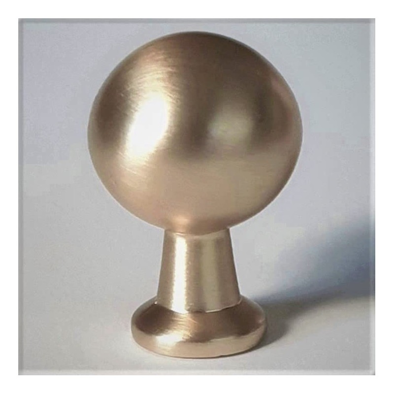 French Furniture Fittings Set of 6 Matt Brushed Brass Kitchen