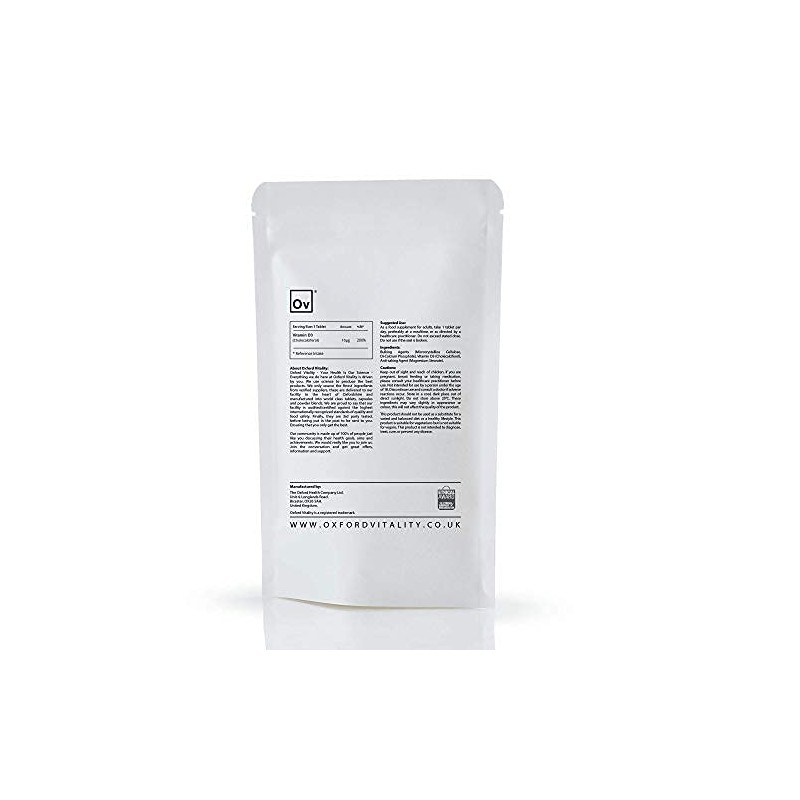 Vitamin D3 Tablets | 400 iu Supplement for Immune &