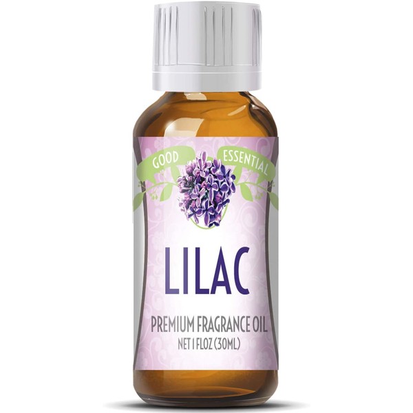 Lilac Scented Oil by Good Essential (Huge 1oz Bottle - Premium Grade Fragrance Oil) - Perfect for Aromatherapy, Soaps, Candles, Slime, Lotions, and More!