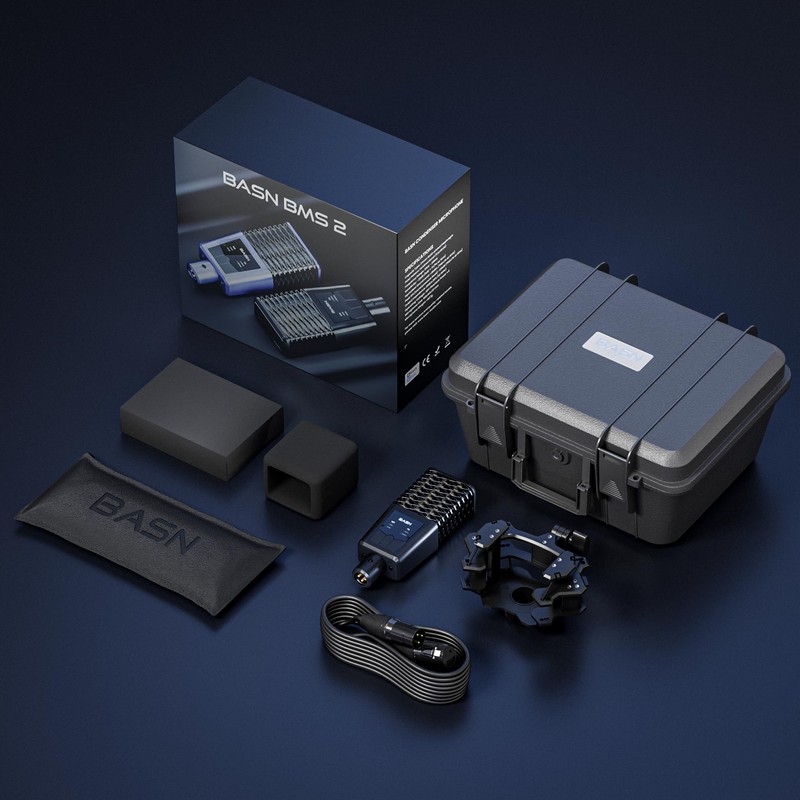 BASN BMS2 Cardioid Condenser Microphone, Large Diaphragm XLR Studio Recording