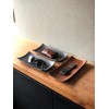 atelierCODEL Leather Tray, Trinket Box, Artistic Curve Artisan Shapes from
