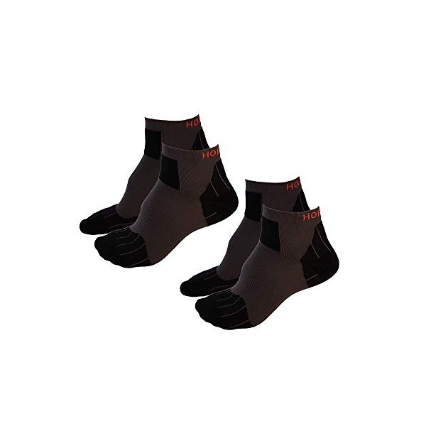 Hoplite Trail Running Compression Socks for Men and Women, ankle-length,