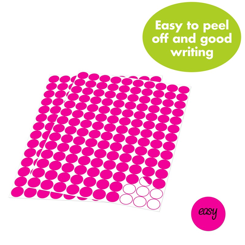 4480 PCS 3/4" Round Polka Circle Dot Sticker Labels Mega